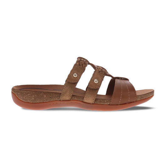 Anson Slide Sandal - Cognac