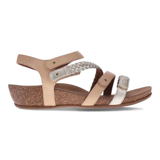 Josie Wedge - Sand/Gold