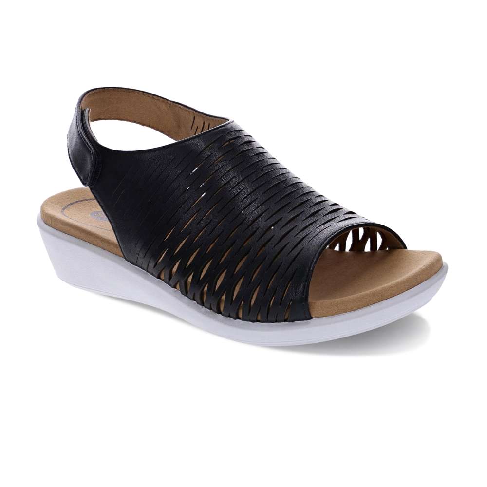 Tulsa Wedge Sandal - Black