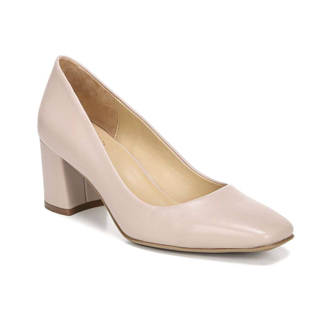 Willow Block Heel - Soft Marble