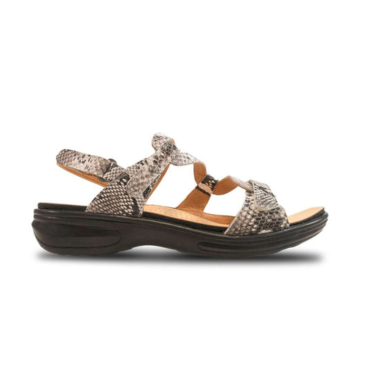 Miami Adjustable Sandal - Natural Snake New