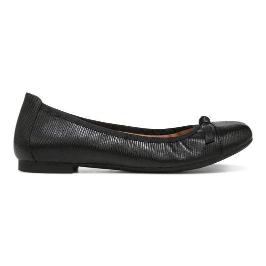 Amorie Ballet Flat - Black Wavy
