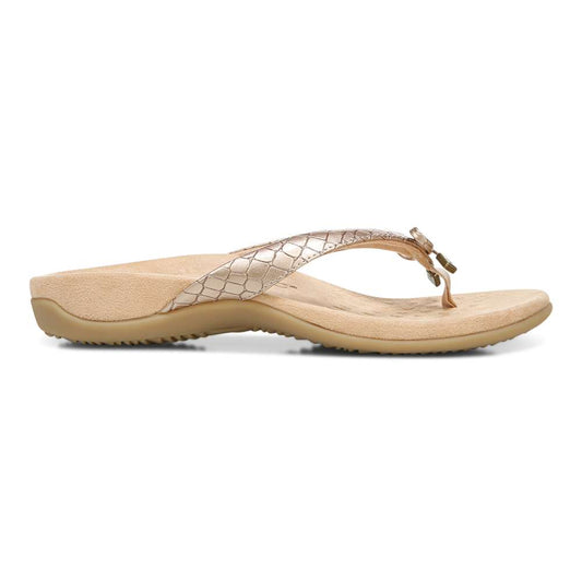 Bella Toe Post Sandal - Rose Gold