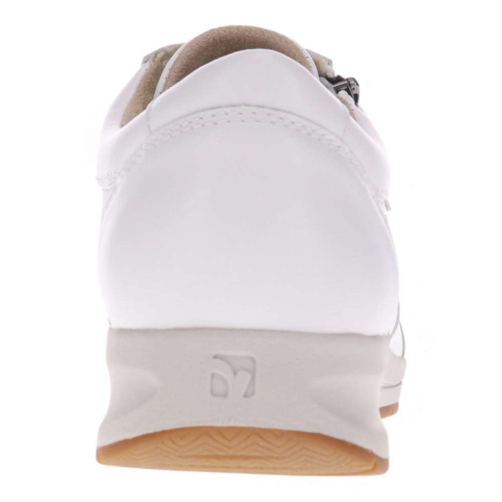 Boston Zip Casual Sneaker - White Perf