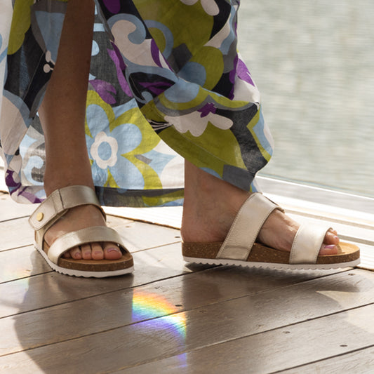 Lifestyle image for Branch Slide Sandal - Black