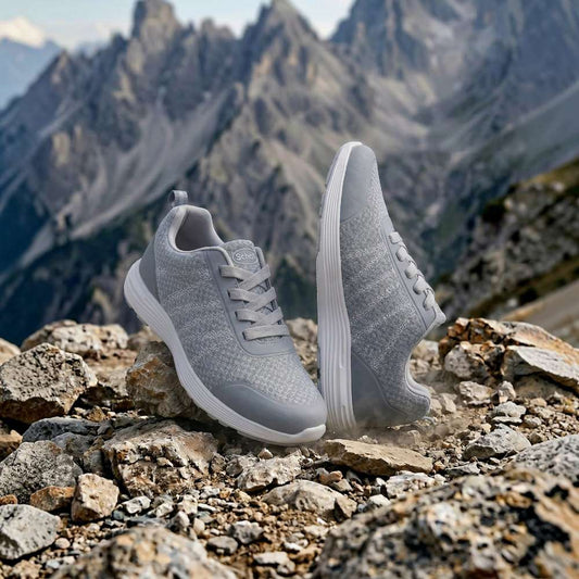 Lifestyle image for Cannes Slip-On Sneaker - Light Grey
