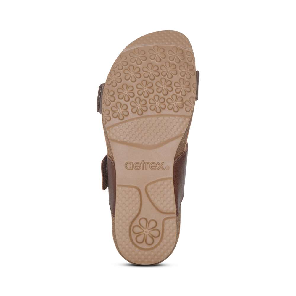 Daisy Adjustable Slide - Brown