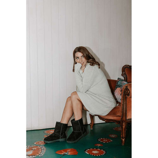 Lifestyle image for Famous Slipper Boot - Black