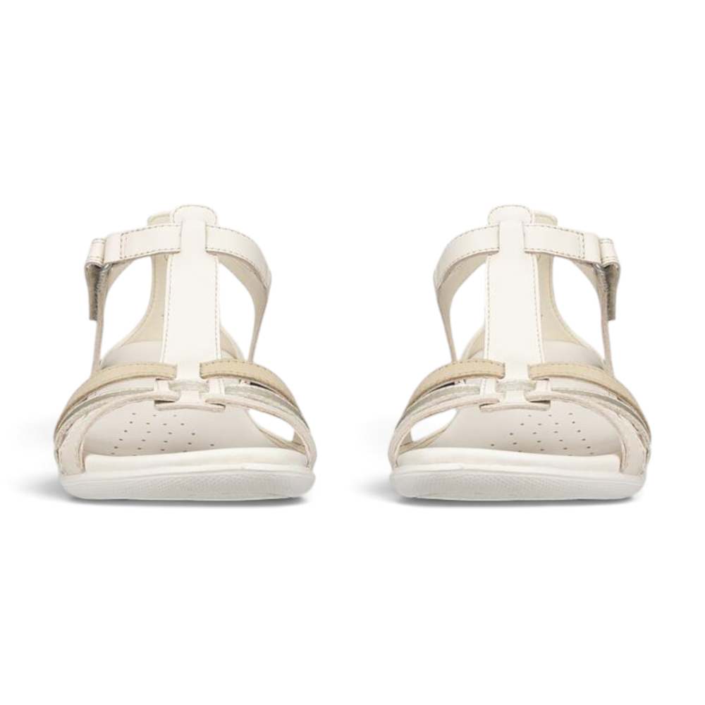 Flash T-Bar Sandal - Limestone/White Gold/Beige