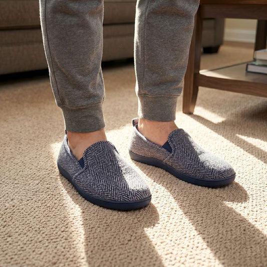 Lifestyle image for Gary Slipper - Navy Hounds Tooth