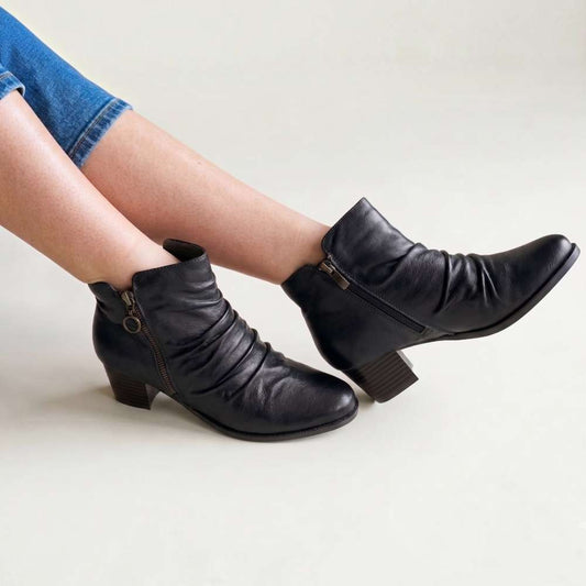 Lifestyle image for Haley Heeled Boot - Black