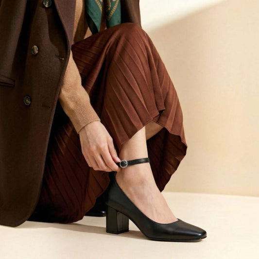 Lifestyle image for Karina Ankle Heel - Black