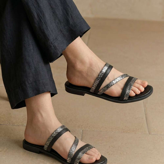 Lifestyle image for Liley Slide - Black Multi