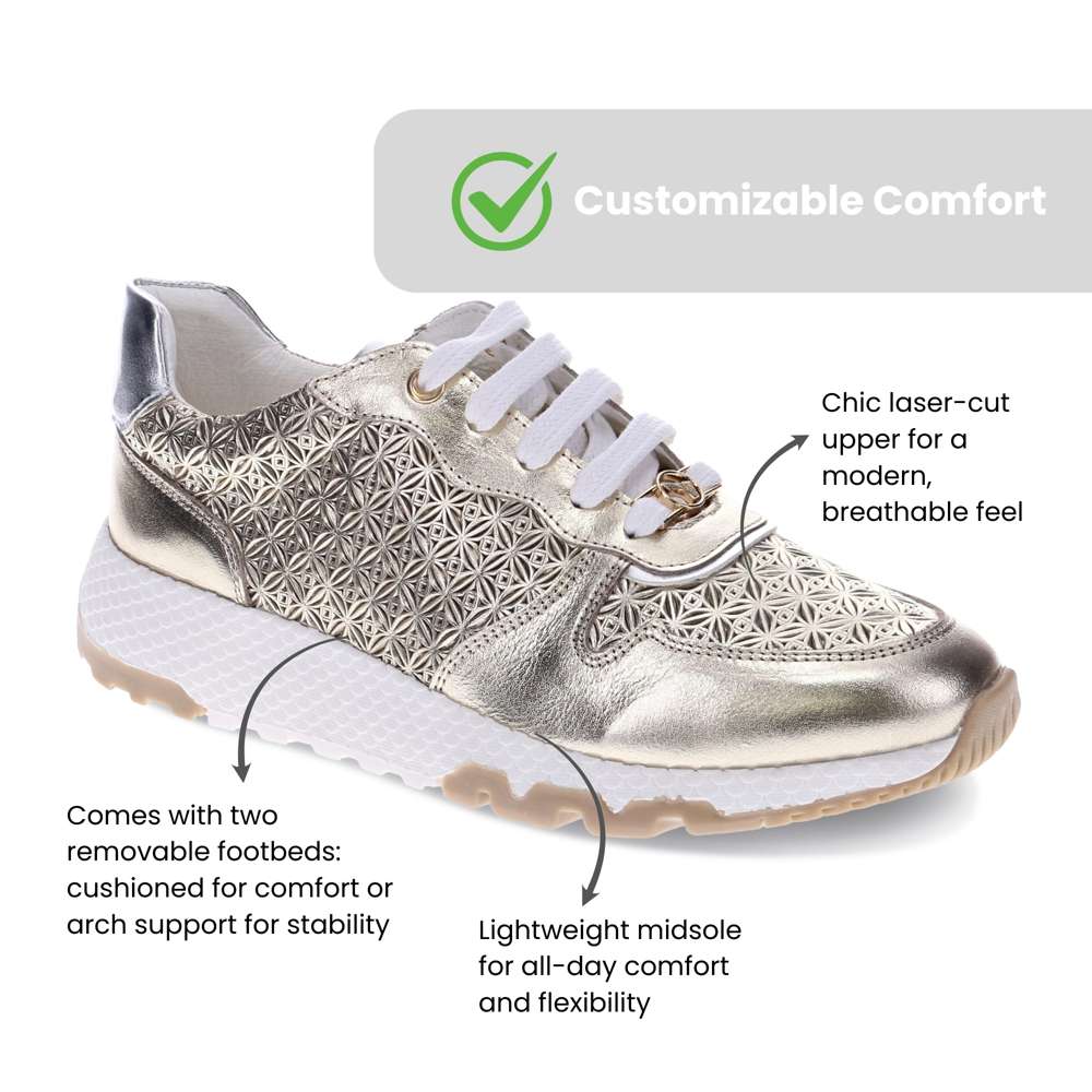 Los Angeles Casual Sneaker - Gold Multi