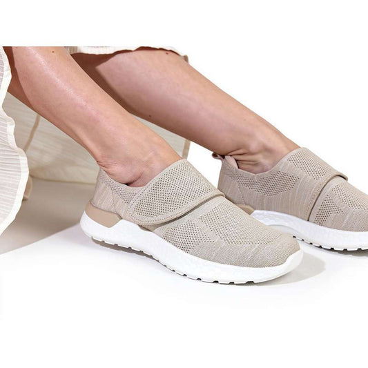Lifestyle image for Madison Adjustable Casual Sneaker - Taupe