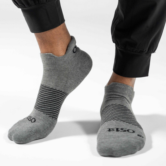 Lifestyle image for No Show Wicked Comfort Socks - Charcoal