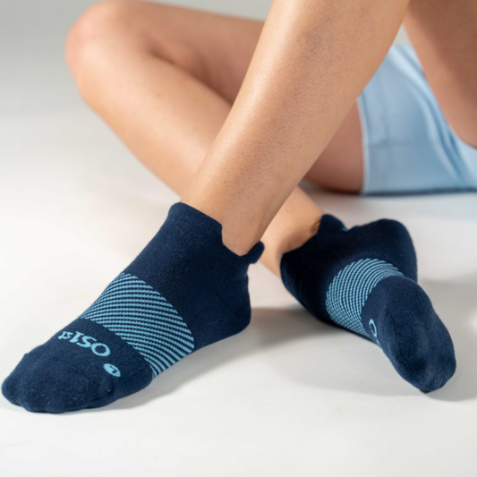 Lifestyle image for No Show Wicked Comfort Socks - Navy