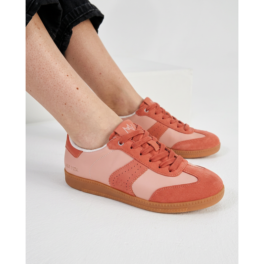 Lifestyle image for Ramona II Lace-Up Casual Sneaker - Blush Terracotta