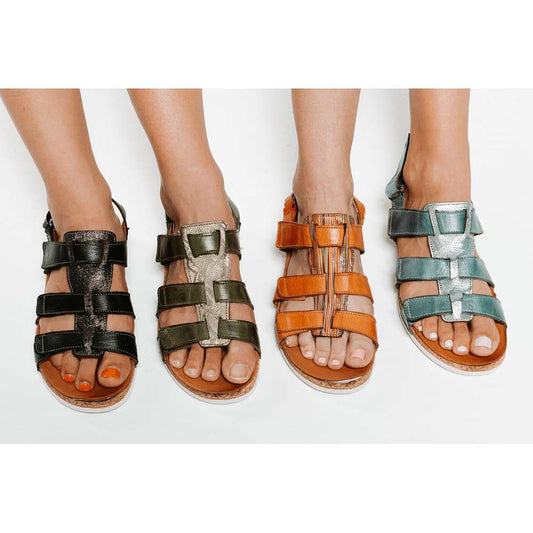 Lifestyle image for Santorini Gladiator Sandal - Denim