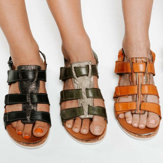 Lifestyle image for Santorini Gladiator Sandal - Khaki
