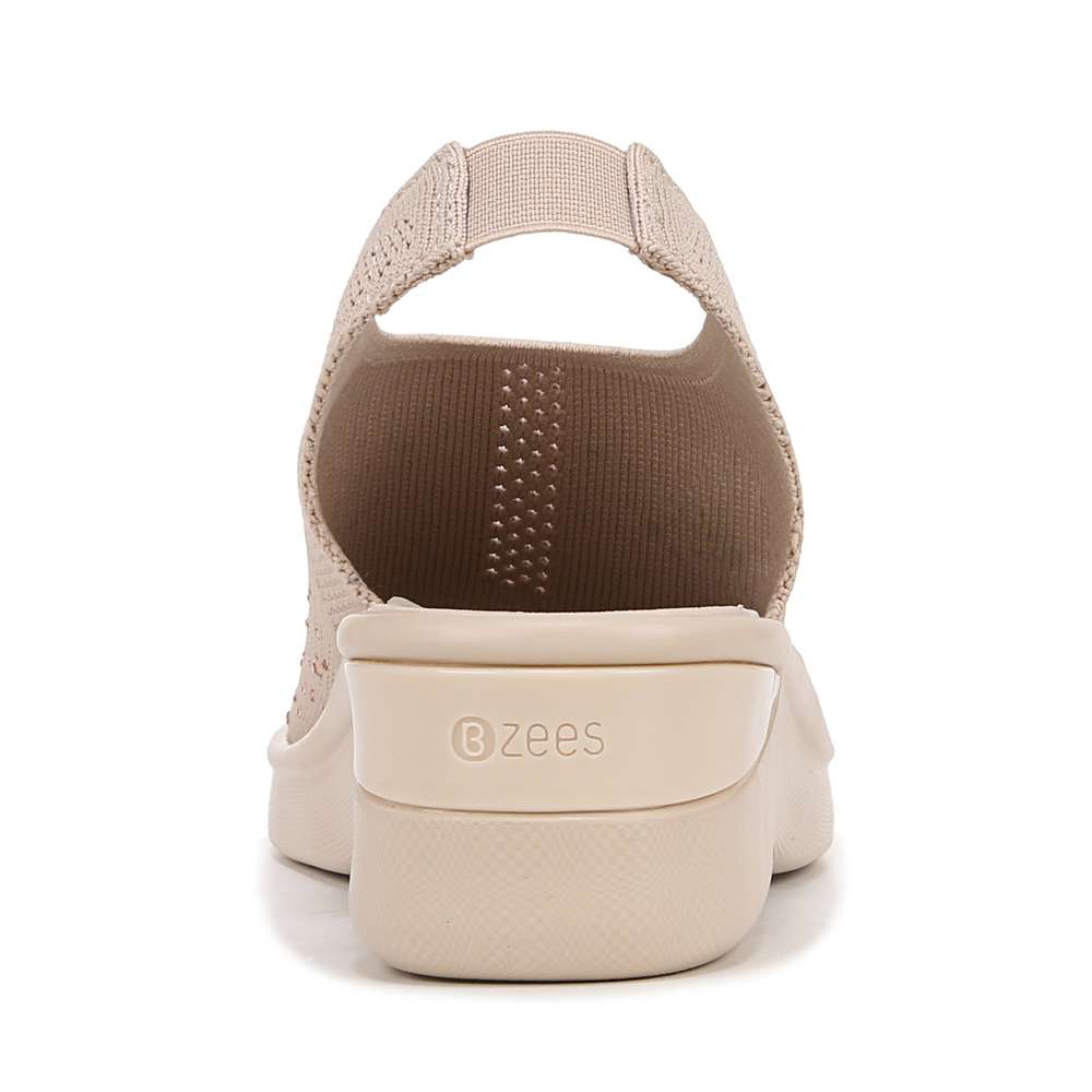 Sicily Wedged Mary-Jane - Barley Beige