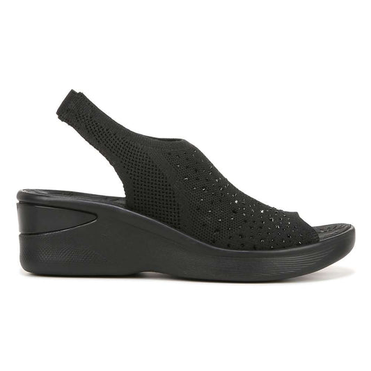 Sicily Wedged Mary-Jane - Black