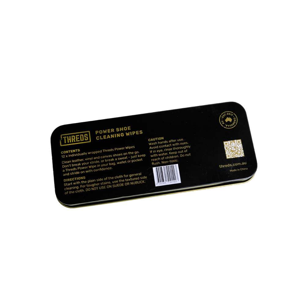 Power Shoe Cleaning Wipes - Black