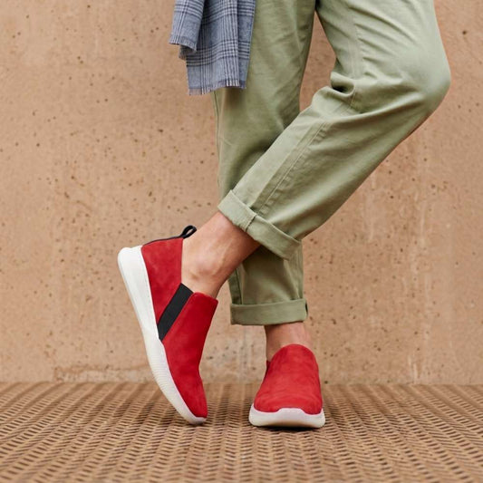 Lifestyle image for Untold Slip-On Sneaker - Hot Sauce