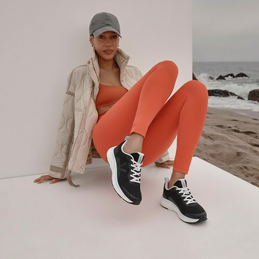 Lifestyle image for Walk Quest Active Sneaker - Black