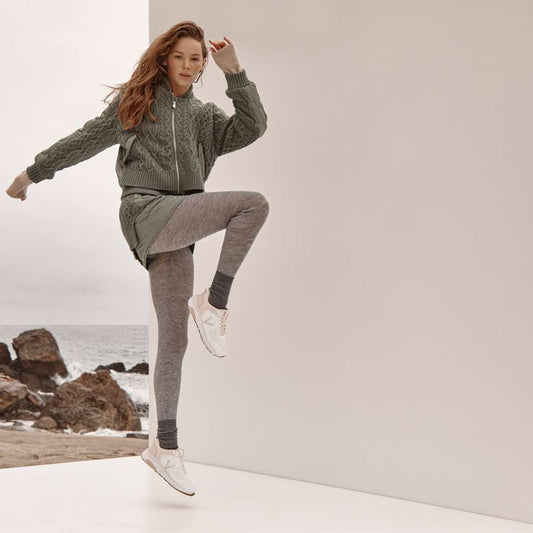 Lifestyle image for Walk Strider Knit Sneaker - White