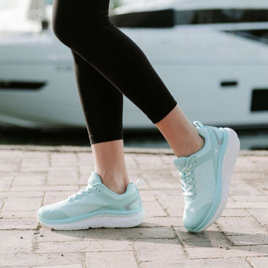 Lifestyle image for Walker Mesh III Active Sneaker - Jade