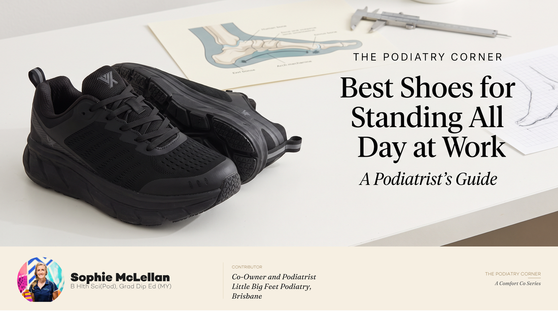 Vitasole Walker Mesh III shoe for standing all day in a clinical setting