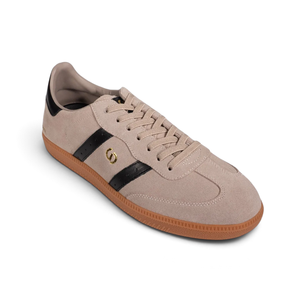 2001 Parallel Casual Sneaker - Mushroom/Black Suede