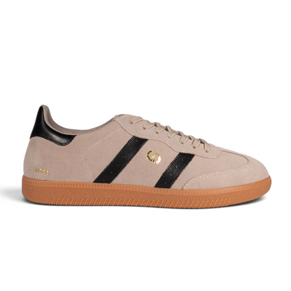 2001 Parallel Casual Sneaker - Mushroom/Black Suede