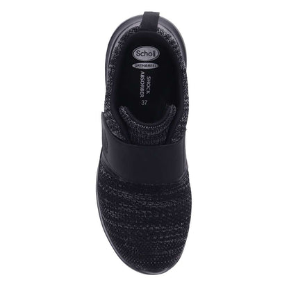 Valerie Velcro Sneaker - Black