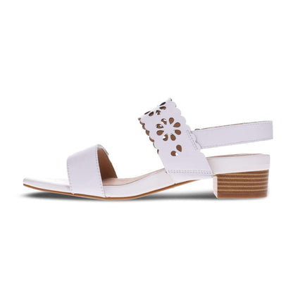 Gigi Dress Heel - White