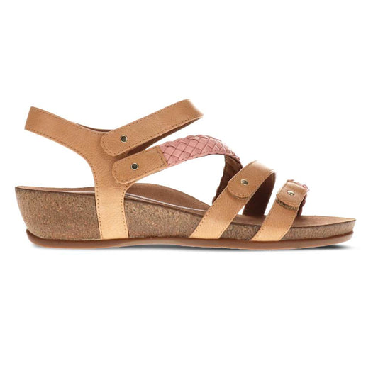 Josie Wedge - Beige/Pink