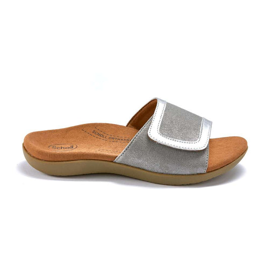 Samos Slide Sandal - Pewter