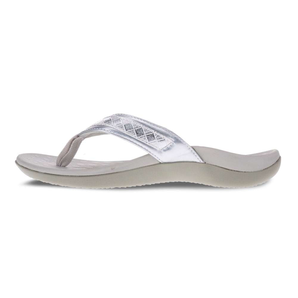 Selena Toe Post Sandal - Silver