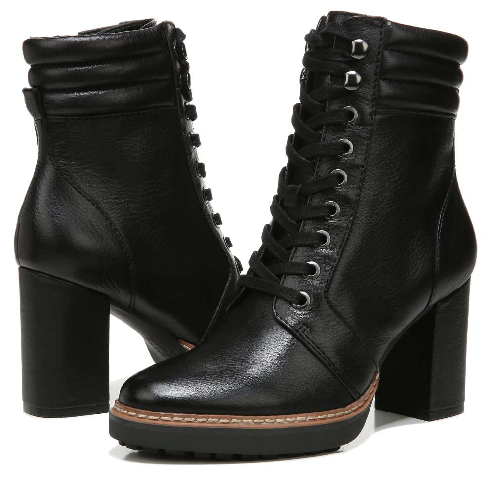 Callie Bootie - Black Leather