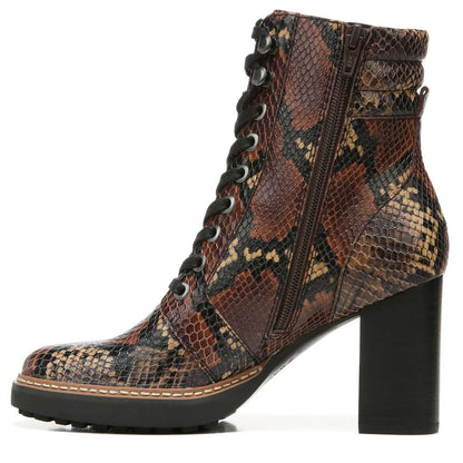 Callie Bootie - Tan Snake