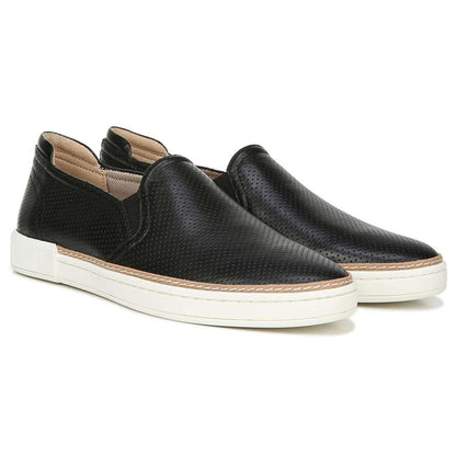 Jade Slip-On Sneaker - Black Leather