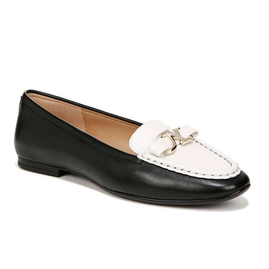 Layla Loafer - Black/Warm White