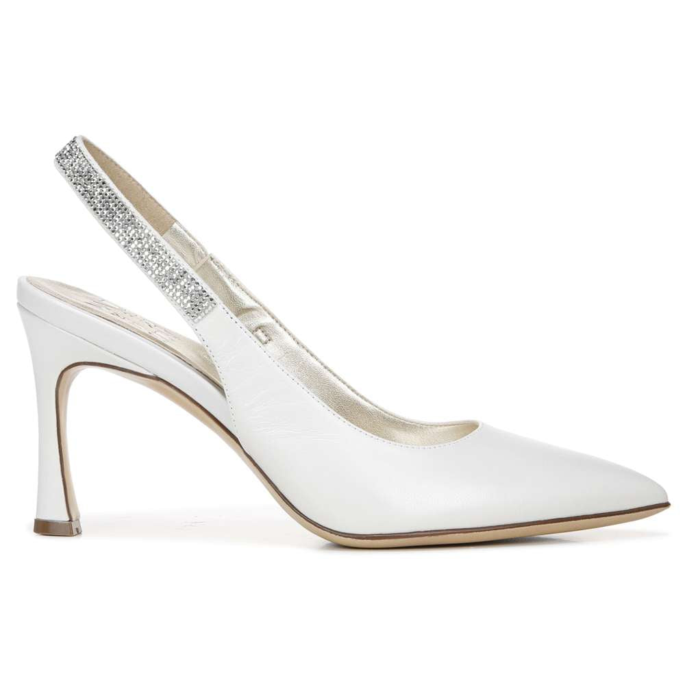 Aleah Slingback Pump - White