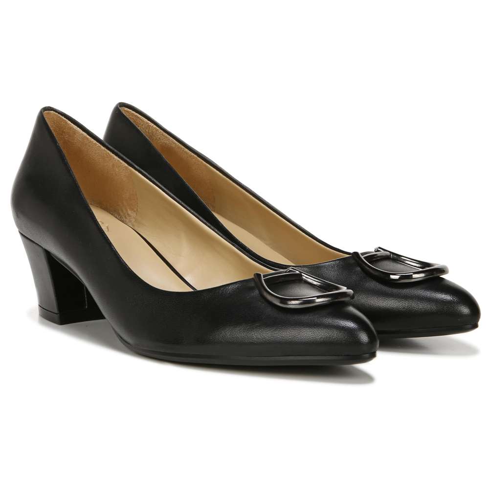 Caprice Block Heel - Black
