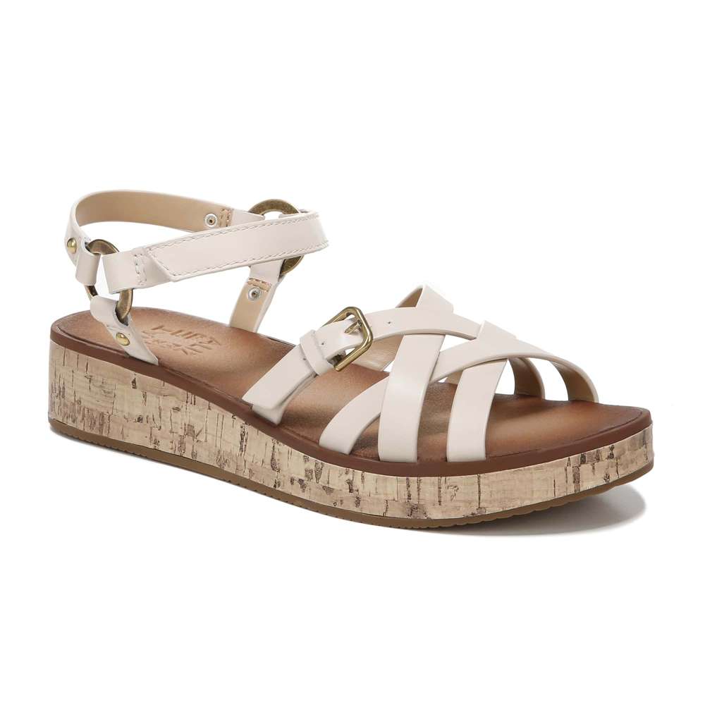 Georgette Sandal - Porcelain