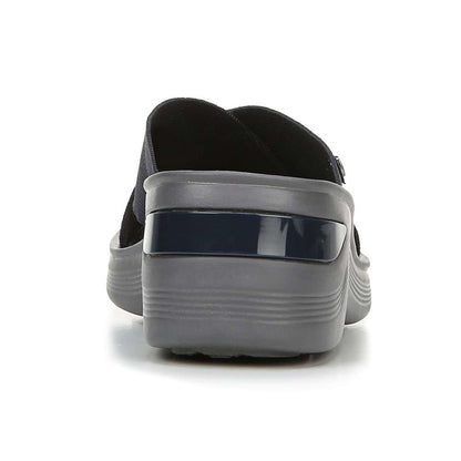 Desire Slide Sandal - Navy/Grey