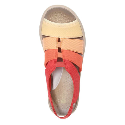 Finale Wedge Sandal - Red Multi