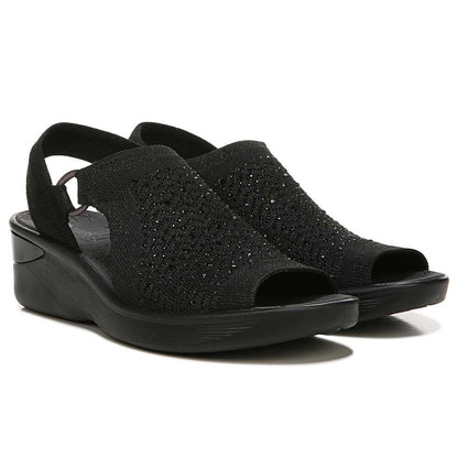 Star Bright Sandal - Black/Black