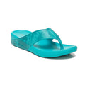 Villa Print Flip Flop Sandal - Teal